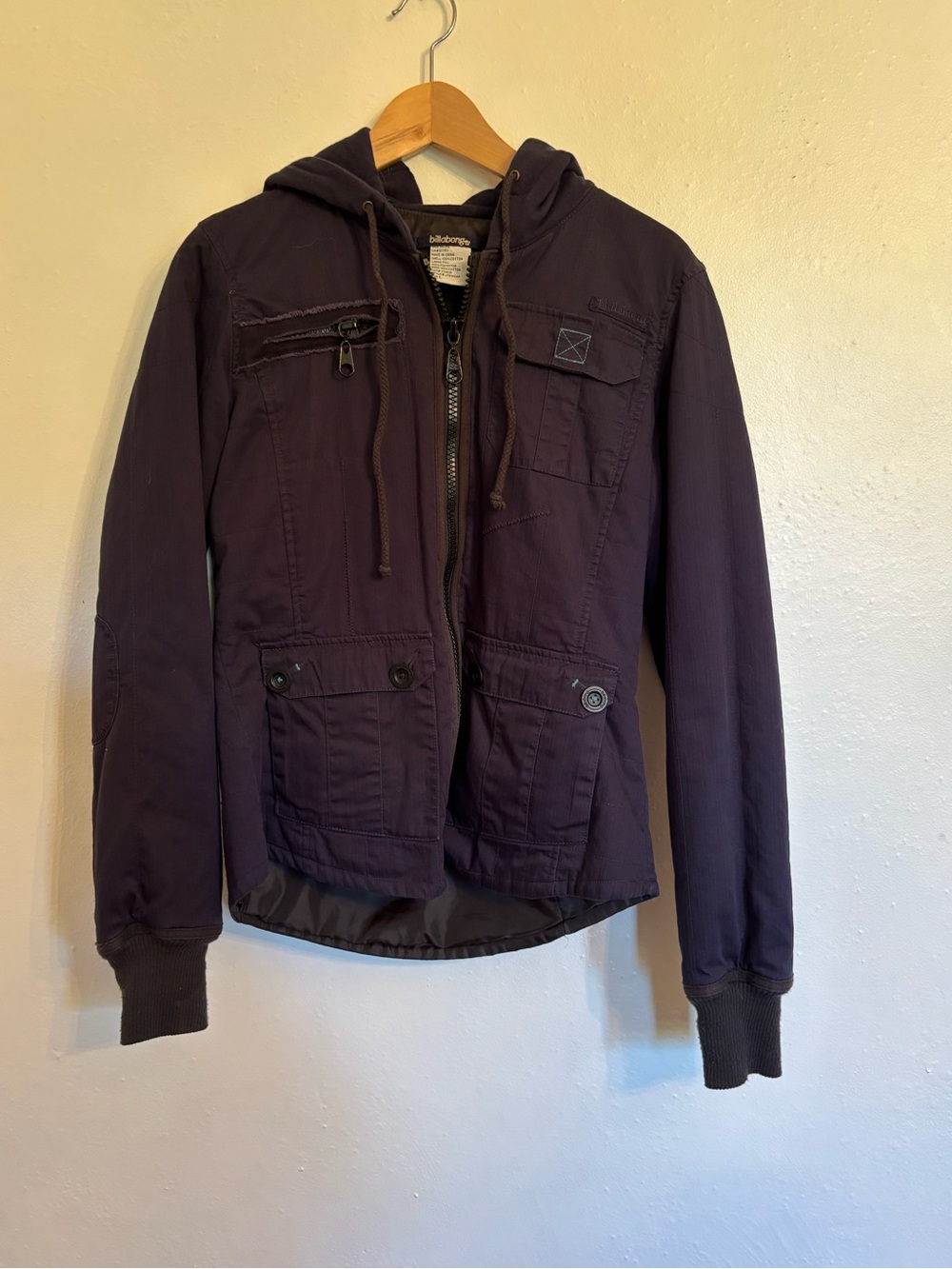 Billabong women’s Hooded Utility Jacket - Dark blue